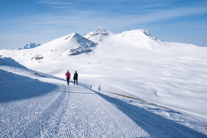 Winterwanderweg in Flims